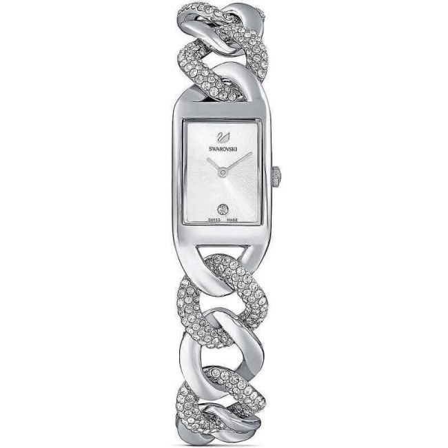 Orologio Donna Cocktail Swarovski argentato e cristalli - 5519330