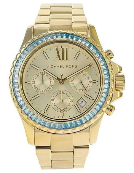 Orologio Chrono donna Michael Kors Everest dorato -  MK7210