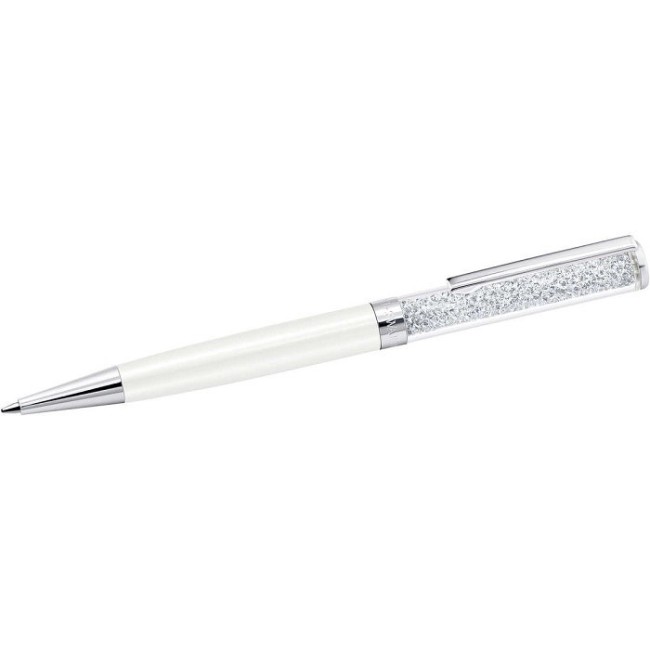 Penna a sfera Crystalline Swarovski bianco 5224392