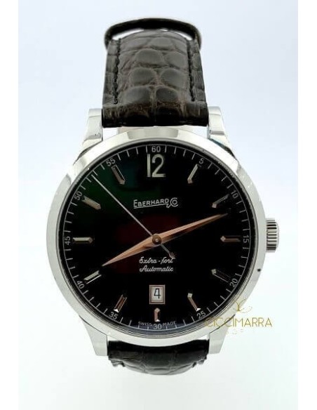 Eberhard Extra Fort Automatic schwarz 41029CP Uhr