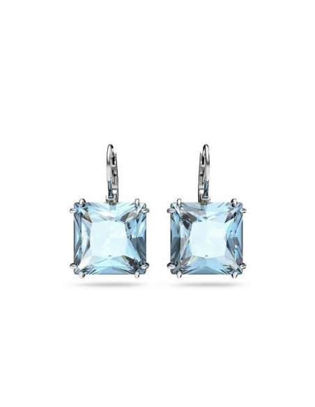 Blue Swarovski Millenia Square Drop Earrings 5619472