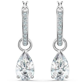 Orecchini cerchio con pendente Attract Pear Swarovski 5563119