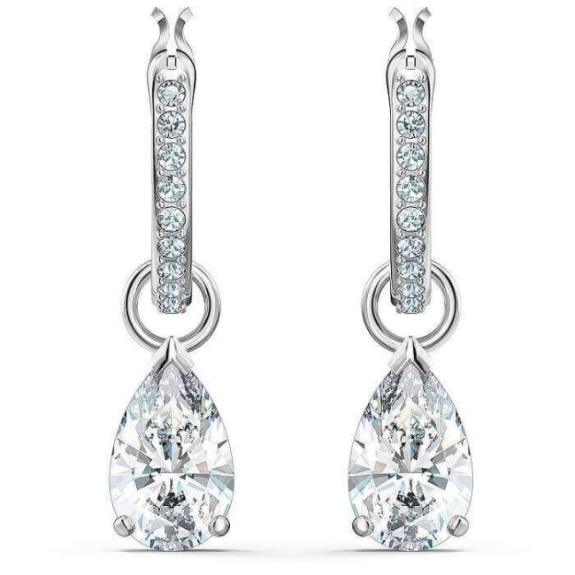 Orecchini cerchio con pendente Attract Pear Swarovski 5563119