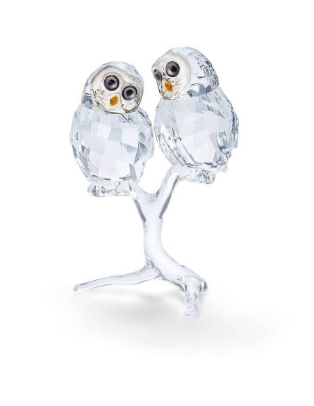 Pair of Swarovski Crystal Living Owls - 5493722