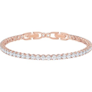 Swarovski Tennis Deluxe Armband rosé L - 5513400