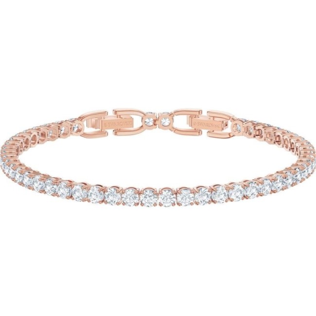 Bracciale Swarovski Tennis Deluxe rosè L - 5513400