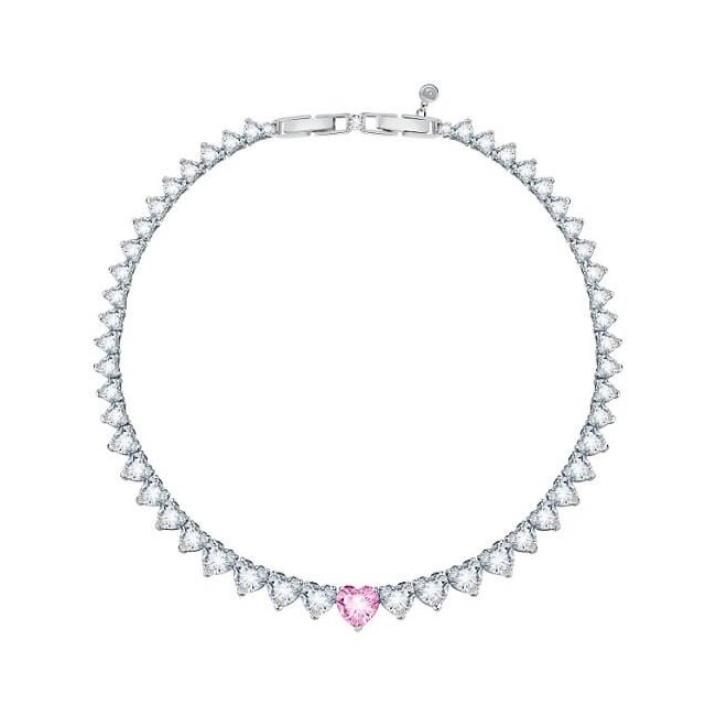 Chiara Ferragni Infinity Love necklace with white and pink hearts J19AUV02
