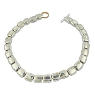 Mottarello Civita Queriot bracelet with Rollò chain