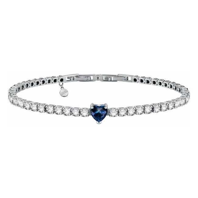 Chiara Ferragni First Love Armband weiß und blaues Herz J19AUV14