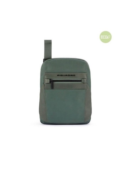 Tasche aus grünem Piquadro Woody-Stoff CA5748S117 / VE