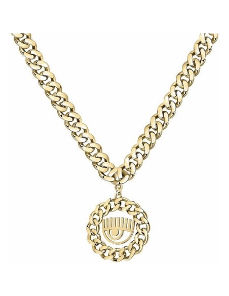 Chiara Ferragni Bossy Chain necklace with Eye pendant J19AUW36