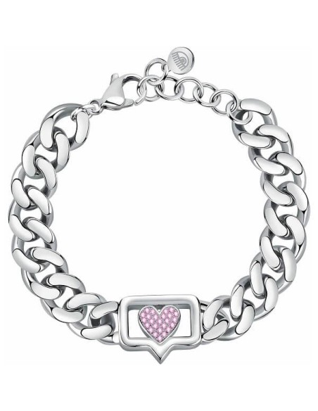 Bracciale Chiara Ferragni Bossy Chain catena con cuore J19AUW11