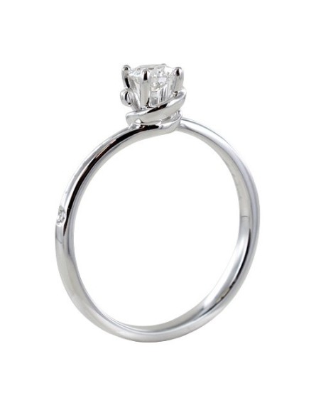 Salvini Abbraccio ring in white gold and diamonds 0,20ct - 20083212