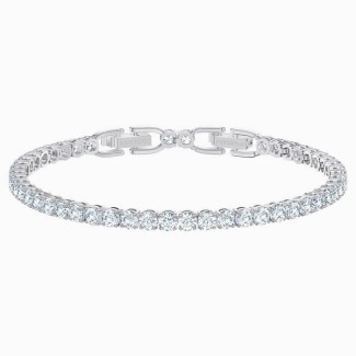 Swarovski Tennis Deluxe Armband Weiß L - 5513401