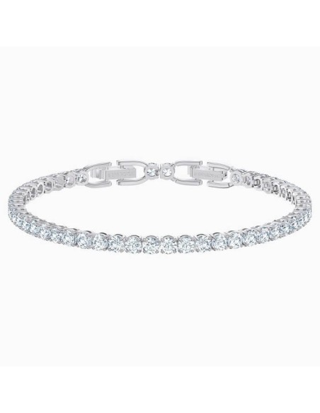 Swarovski Tennis Deluxe Armband Weiß L - 5513401