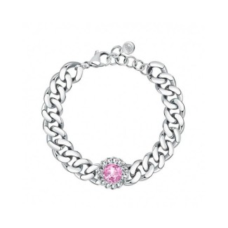 Bracciale Chiara Ferragni Bossy Chain con zircone rosa J19AUW21