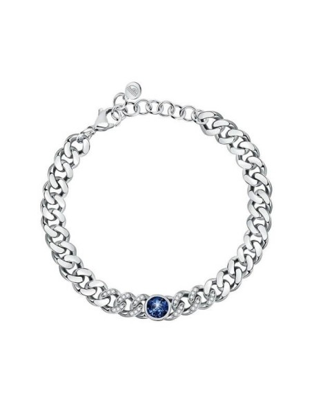 Chiara Ferragni Bossy Chain Armband mit blauem Zirkon J19AUW23