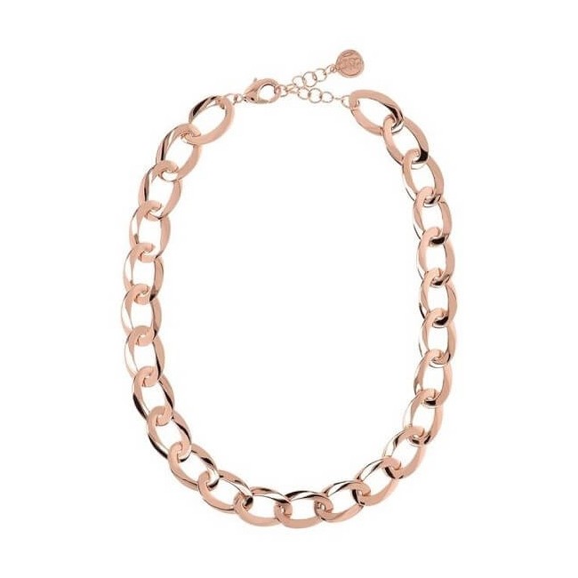 Bronzallure rosé oval chain necklace WSBZ01941