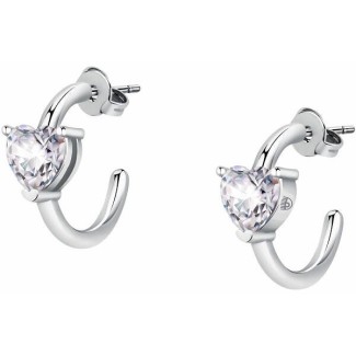 Chiara Ferragni First Love hoop earrings with heart J19AUV31