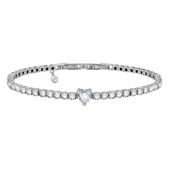 Bracciale tennis Chiara Ferragni First Love cuore bianco J19AUV16