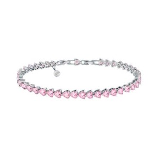 Chiara Ferragni Infinity Love Armband mit rosa Herzen J19AUV45