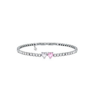 Bracciale Chiara Ferragni First Love cuore bianco e rosa J19AUV12