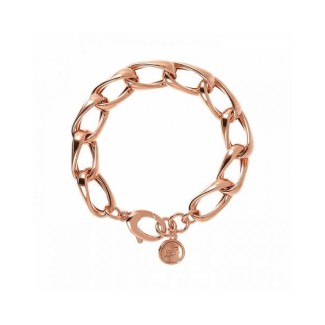 Kettenarmband aus Bronzallure mit roséfarbenen Gliedern WSBZ01954