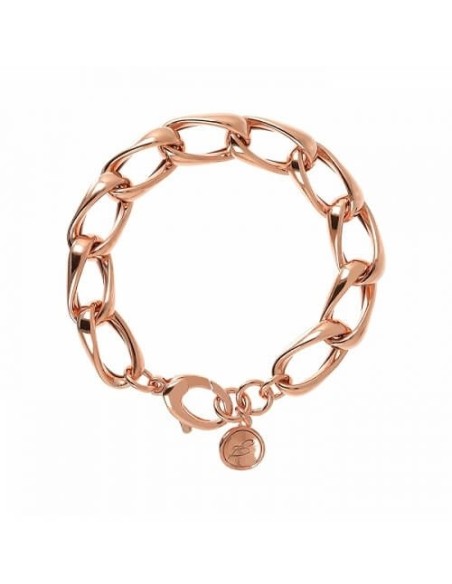Bronzallure chain bracelet with rosé links WSBZ01954