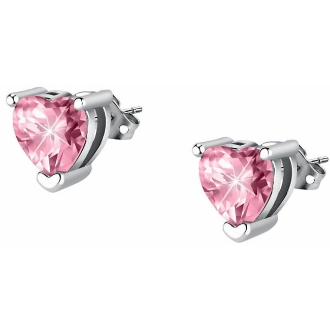 Chiara Ferragni First Love earrings with pink hearts J19AUV22