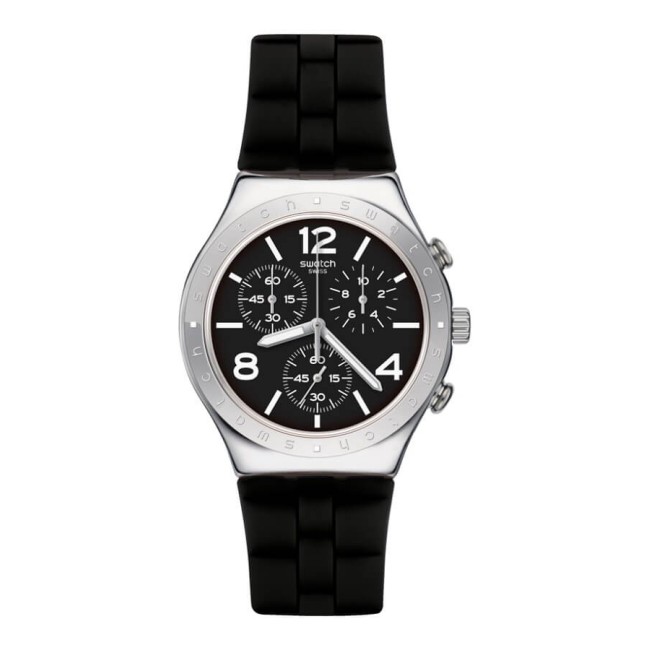 Orologio Uomo Chrono Swatch Noir De Bienne nero -  YCS116