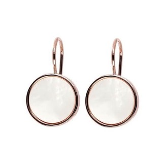 Bronzallure pendant earrings with mother of pearl WSBZ01321 WM