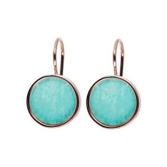 Bronzallure pendant earrings with amazonite WSBZ01321 AZ