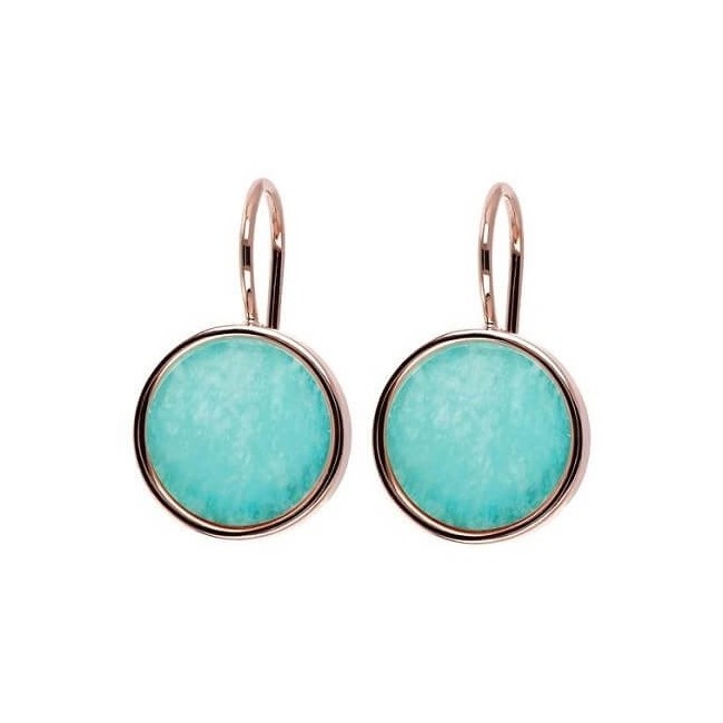 Bronzallure pendant earrings with amazonite WSBZ01321 AZ