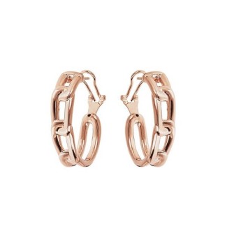 Bronzallure electroformed hoop earrings WSBZ01975 R