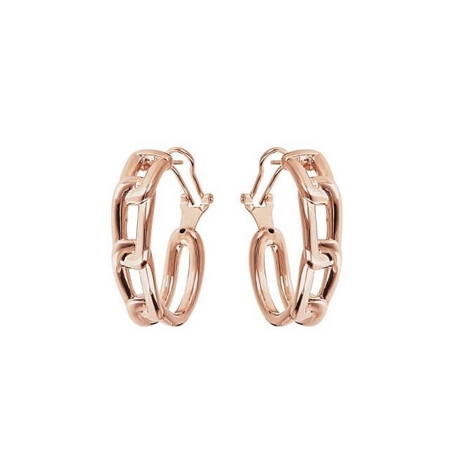 Bronzallure electroformed hoop earrings WSBZ01975 R