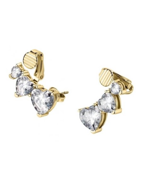 Chiara Ferragni Infinity Love Ohrringe mit weißen Herzen J19AUV26