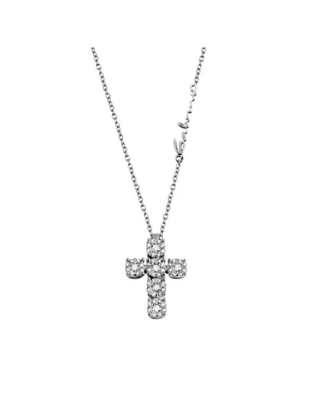 Collana croce Salvini Daphne in oro con pavè di diamanti 20058978