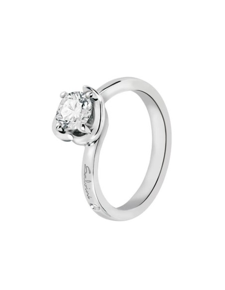 Salvini Abbraccio Ring aus Weißgold und Diamanten ct0.12 - 20083209