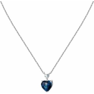 Chiara Ferragni First Love Halskette mit blauem Herz J19AUV10