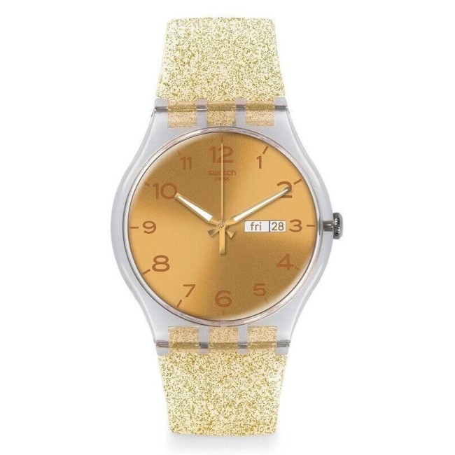 Swatch Watches New Gent Golden Sparkle - SUOK704