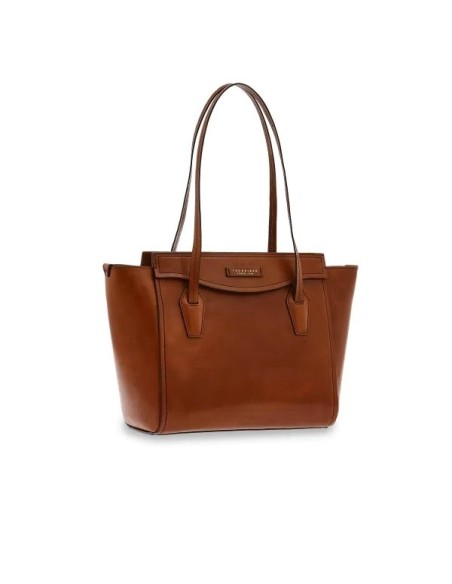 The Bridge Angela line women's bag in tan leather 04132201