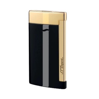 Accendino Dupont linea Slim7 nero e gold - 027708