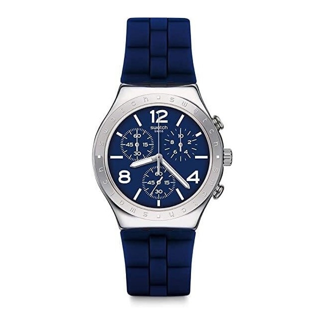 Orologio Uomo Swatch Bleu De Bienne blu Irony Chrono - YCS115