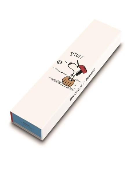 Swatch Peanuts First Base weiße Uhr SO29Z107