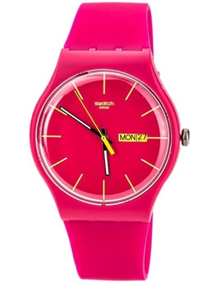 Swatch New Gent Rubine Uhren Rebel Fucsia - SUOR704