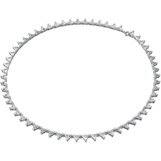 Swarovski Ortyx Halskette mit dreieckigen weißen Kristallen 5599191