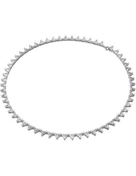 Collana Swarovski Ortyx con cristalli bianchi triangolari 5599191
