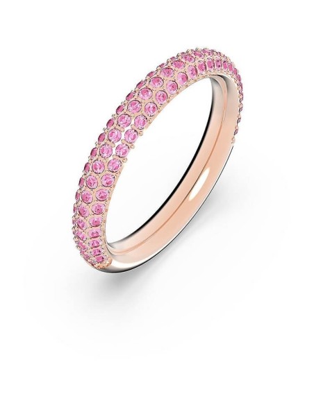 Pink Swarovski Stone pavè ring - 5642908