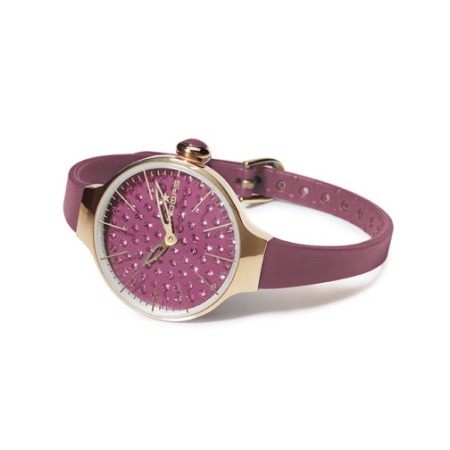 Orologio Cherìe Diamond Vinaccia/rosa - 2483LGD06