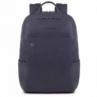 Piquadro Black Square Rucksack aus blauem Leder - CA3214B3 / BLU4